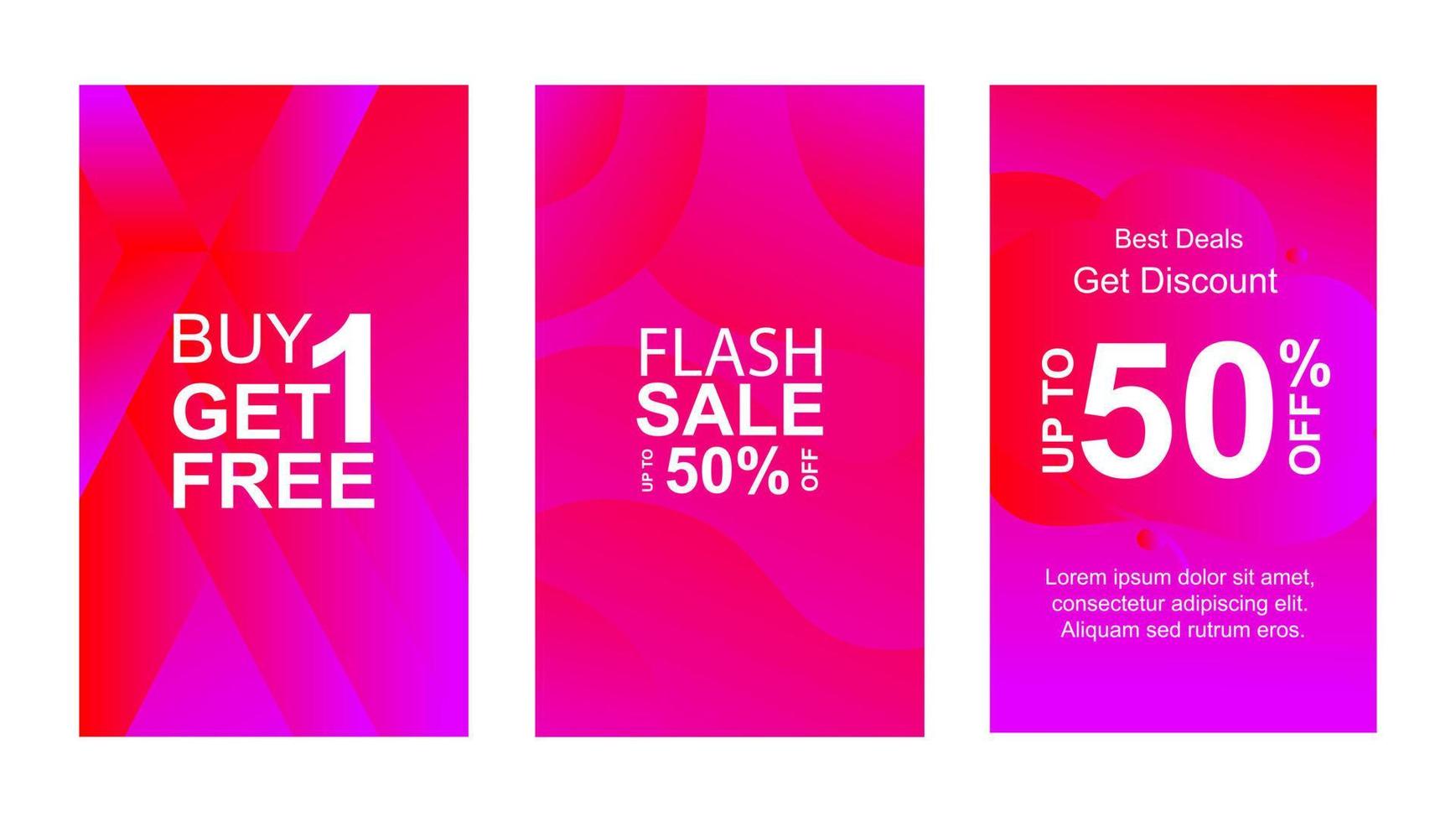 banner sale is suitable for promotional activities and sales of your products vector