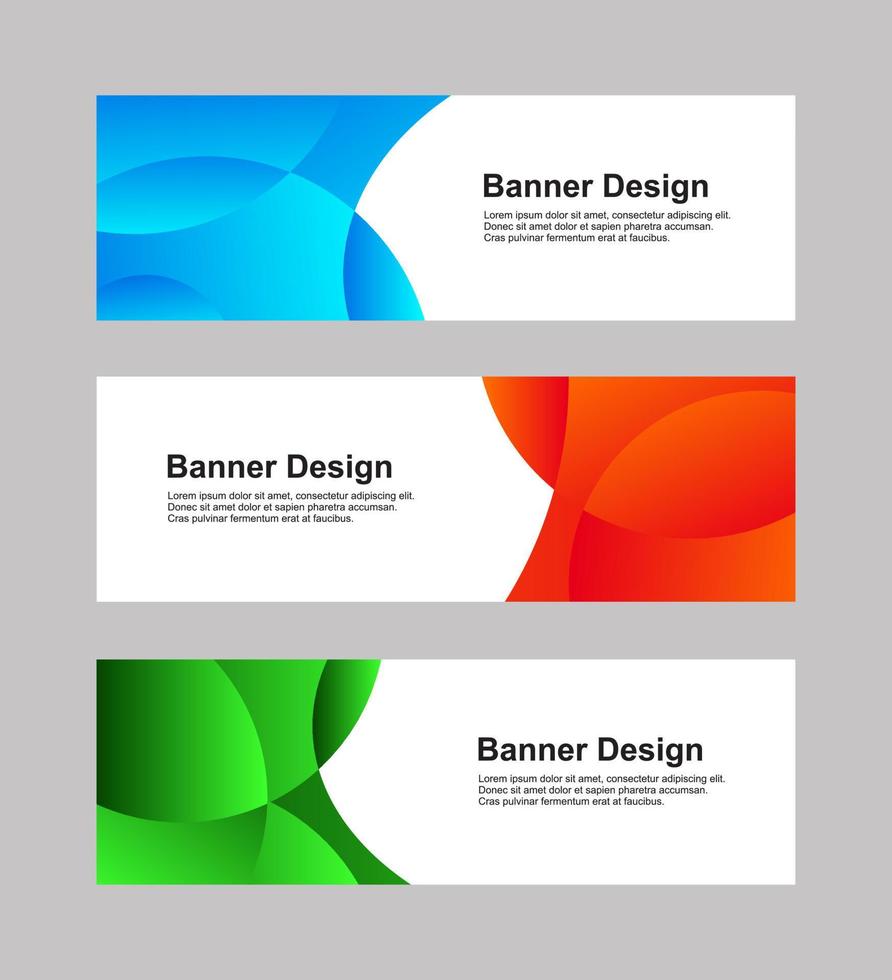 Abstract banner background vector