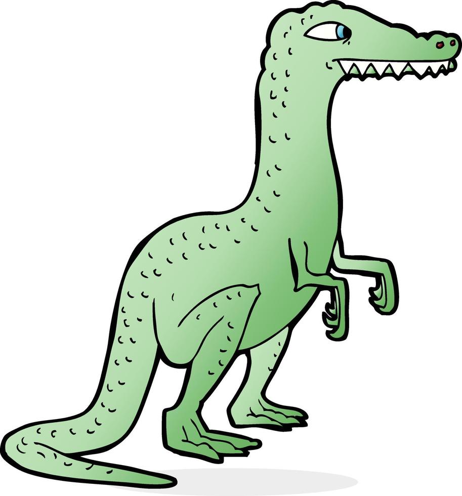 doodle character cartoon dinosaur vector