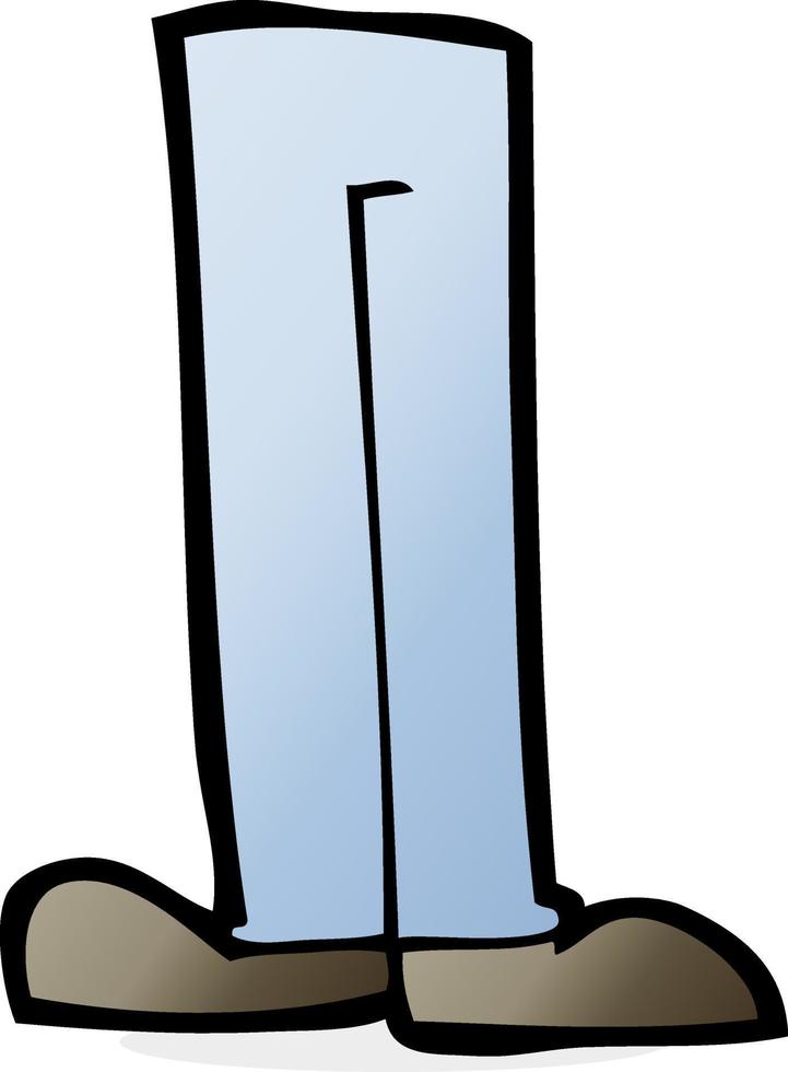 doodle character cartoon legs vector