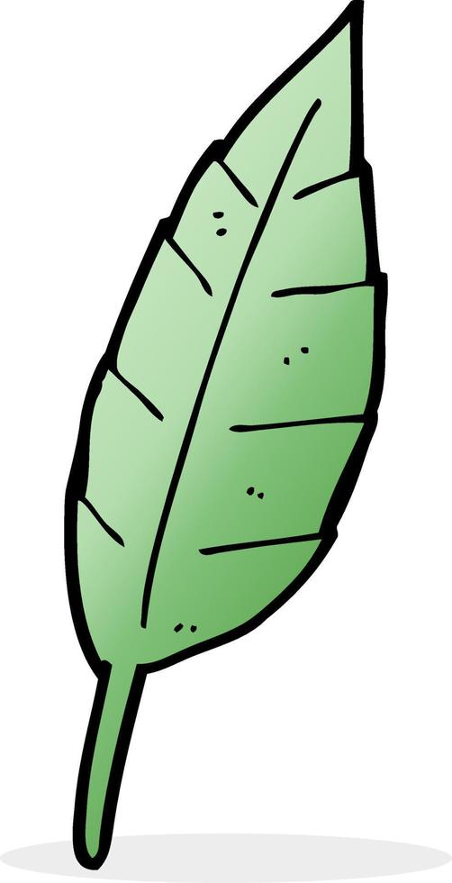 doodle cartoon leaf vector