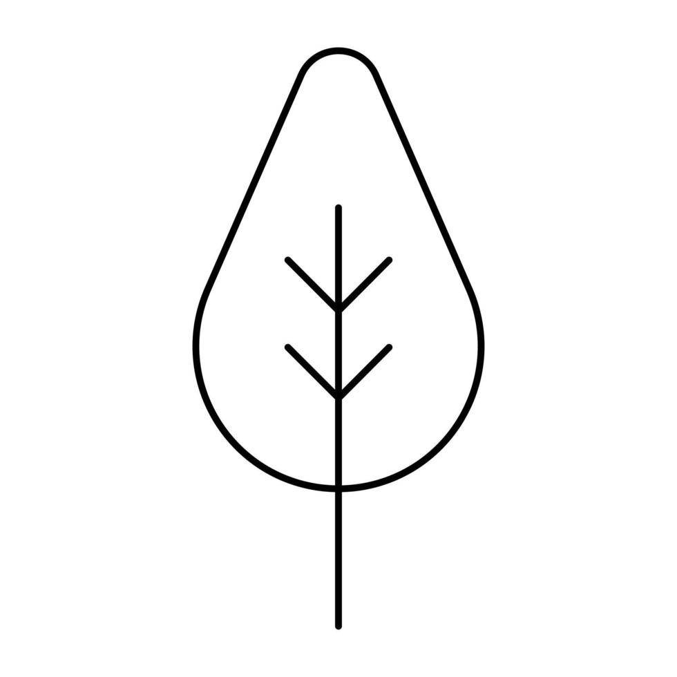 A perfect design icon of tree vector