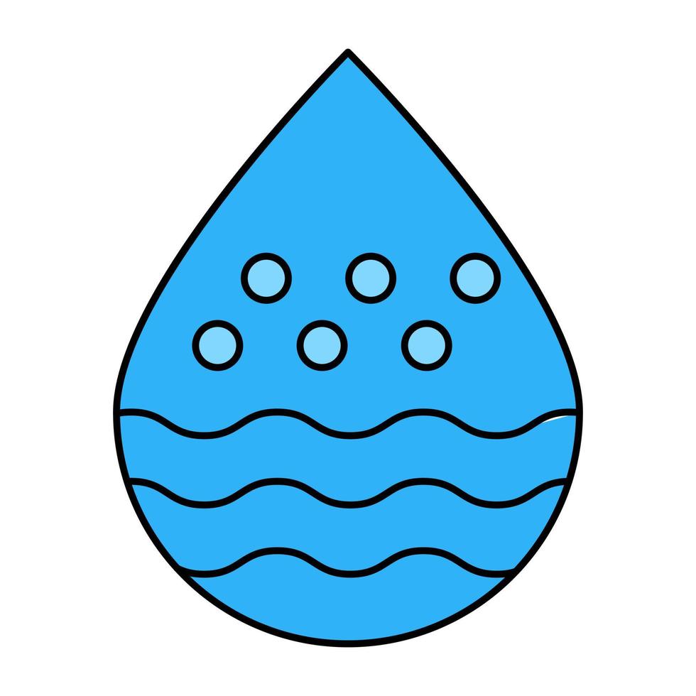 A perfect design icon of water vector