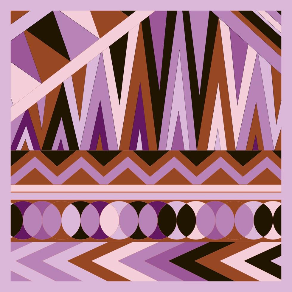 fondo de patrón geométrico abstracto. estilo pucci vector