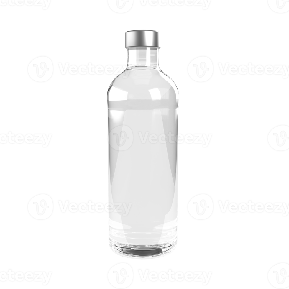 glas modern water fles transparant png