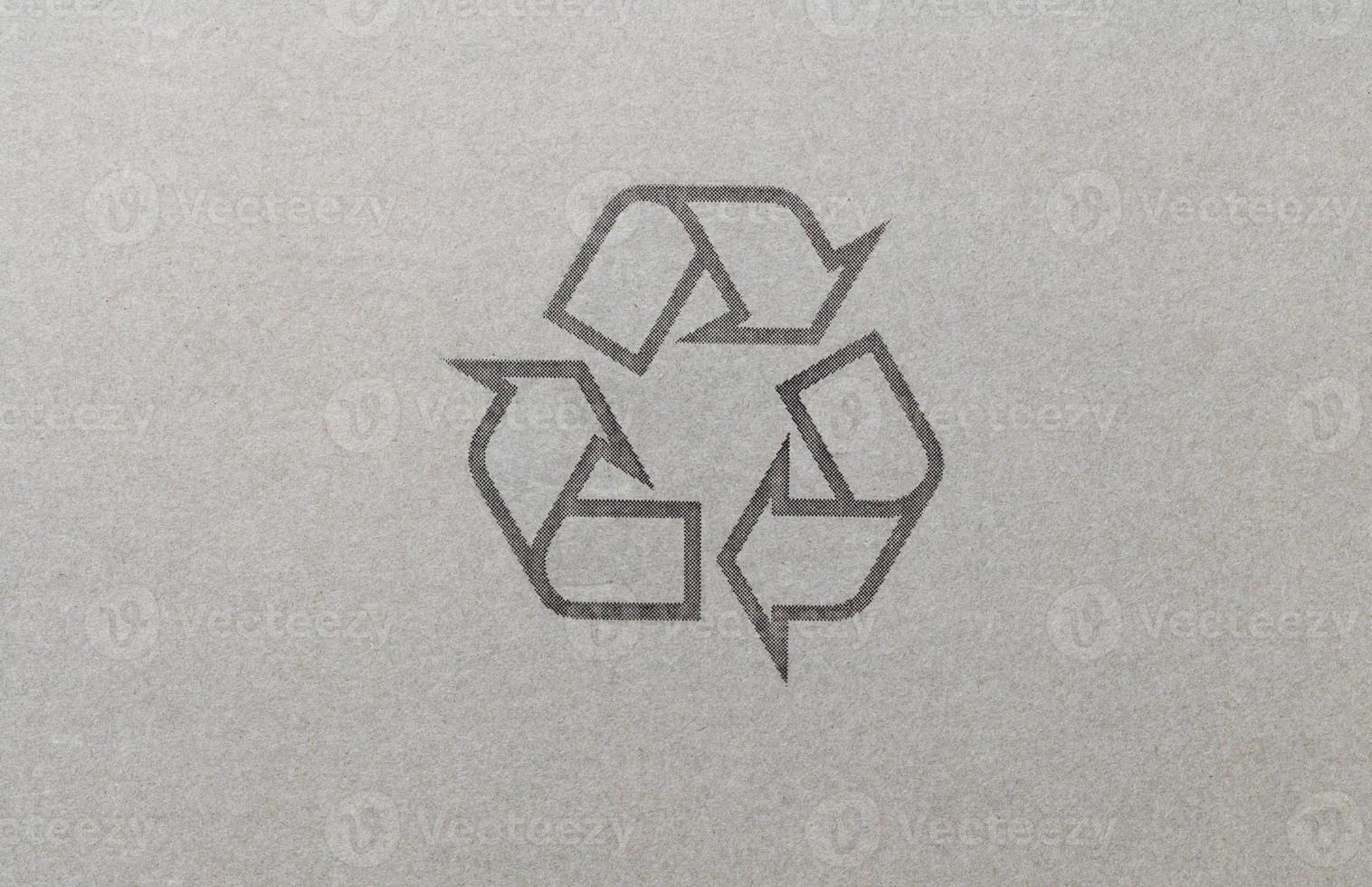 Recycled paper Symbol photo