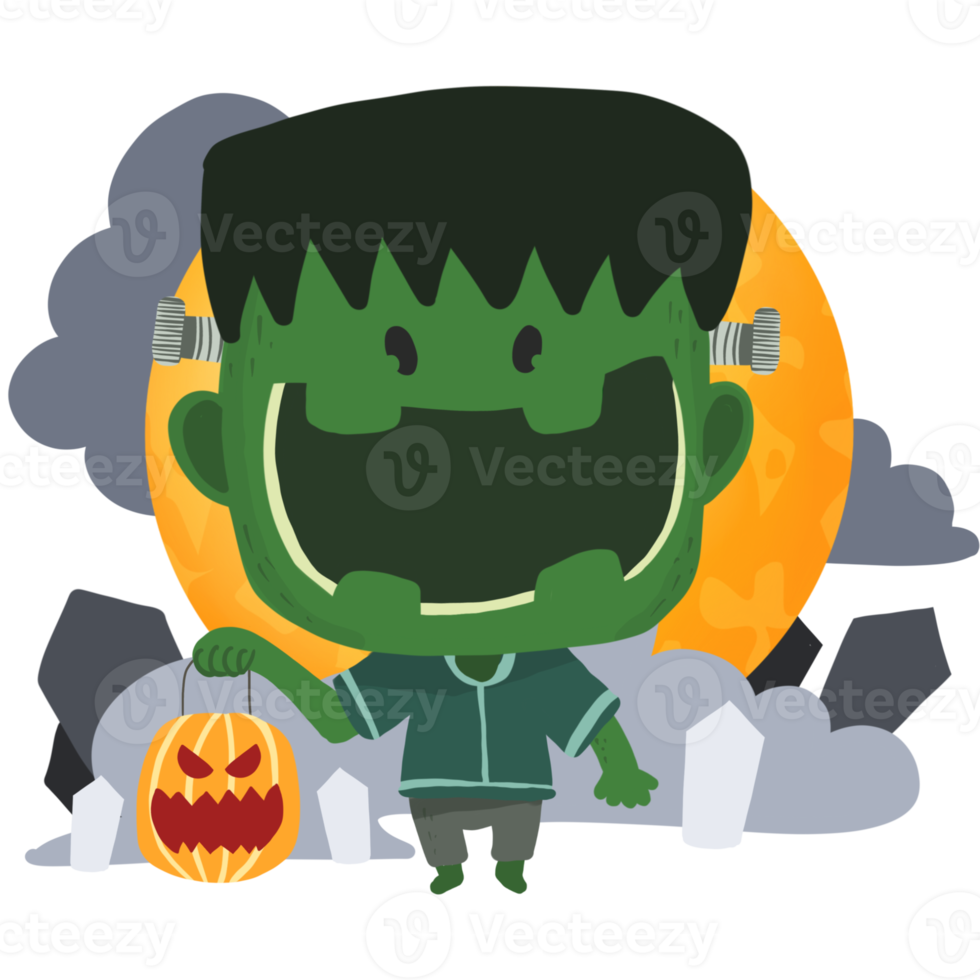 Happy halloween elements PNG