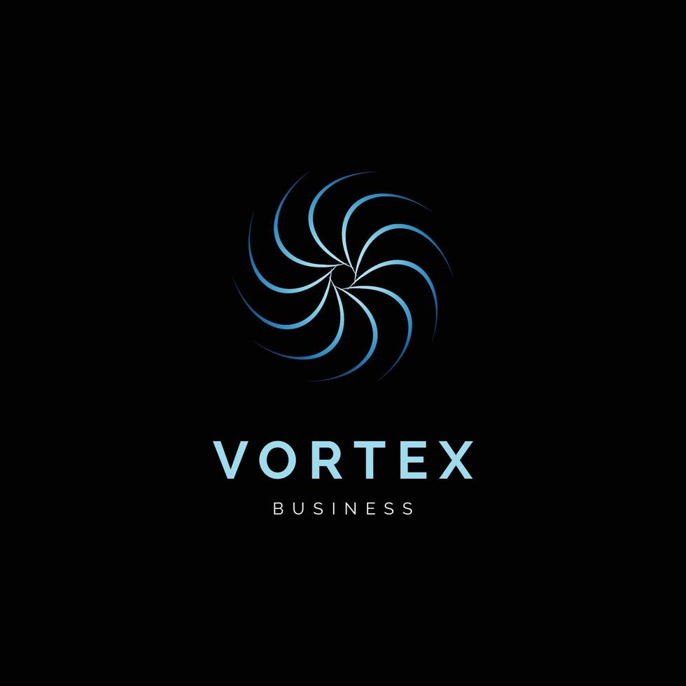 Vortex Icon Logo Design Template vector