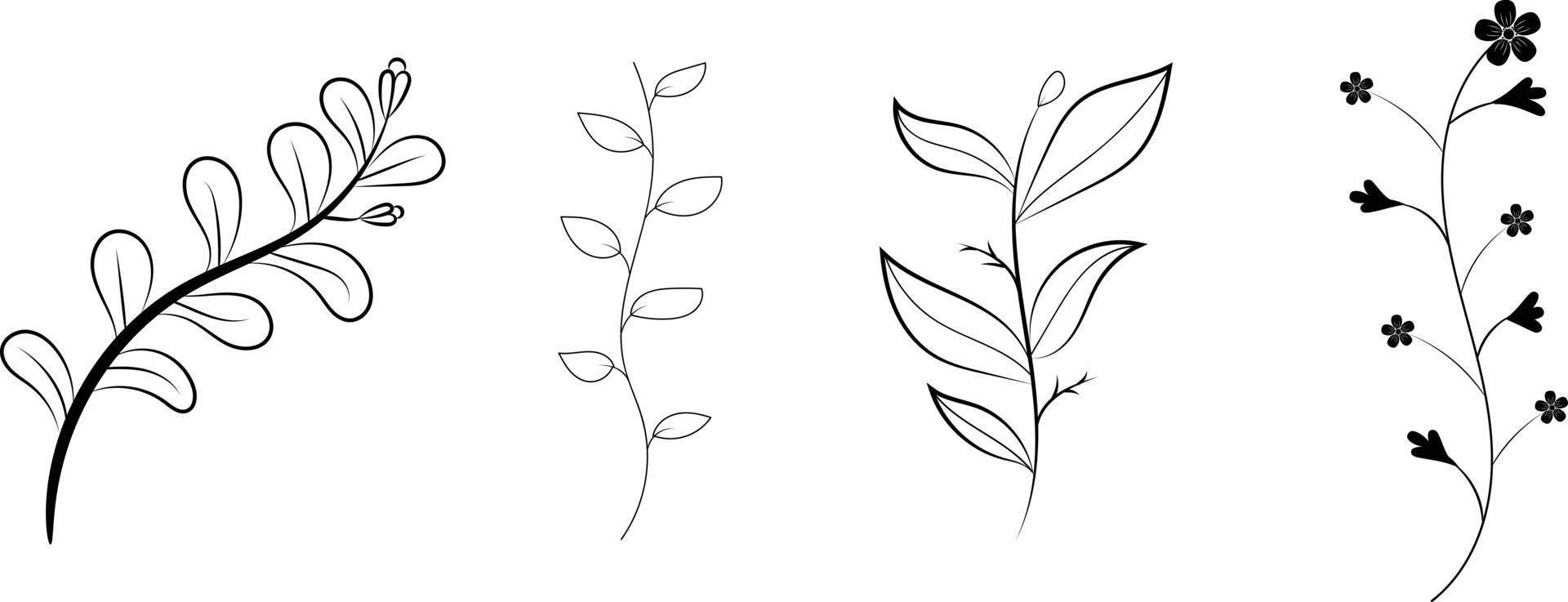 Leaf Decoration Vector Design