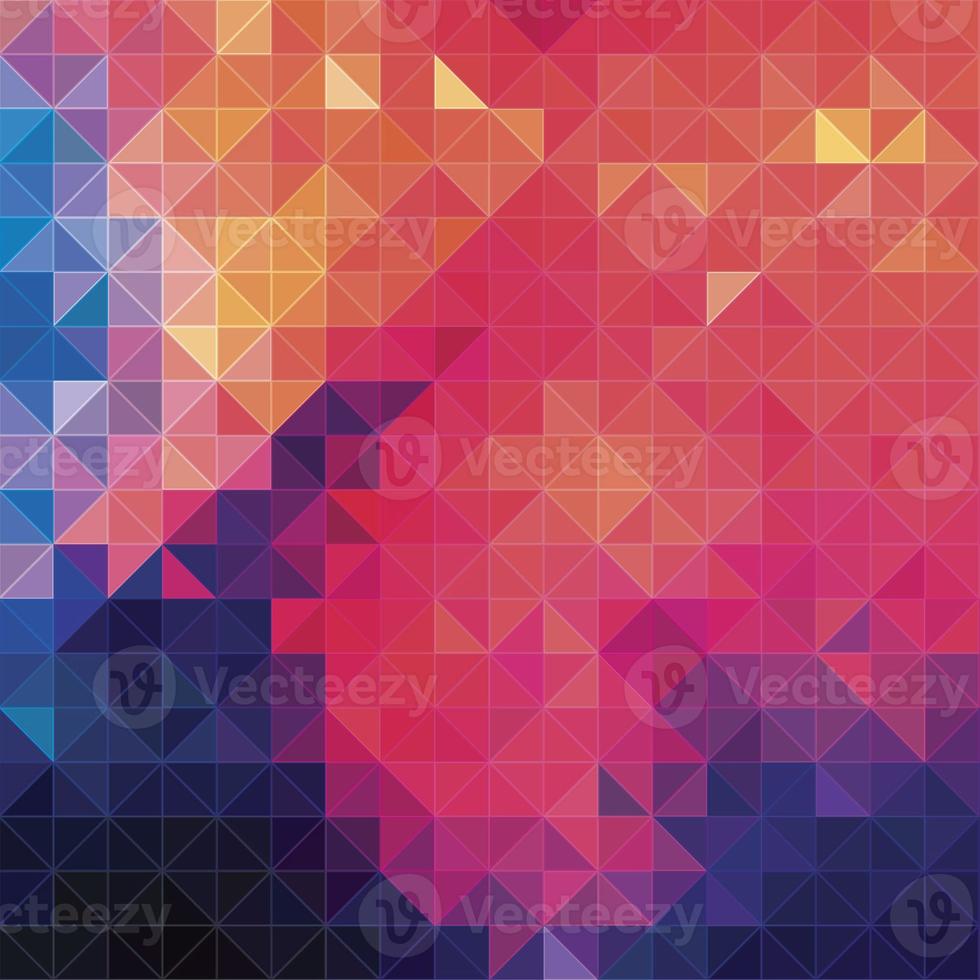 The abstract geometric colorful pattern background. photo
