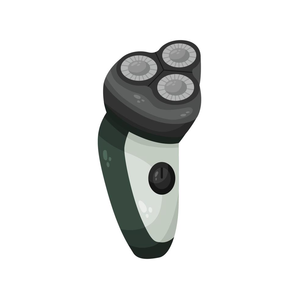 Vector illustration of an electric razor. Men's facial care.