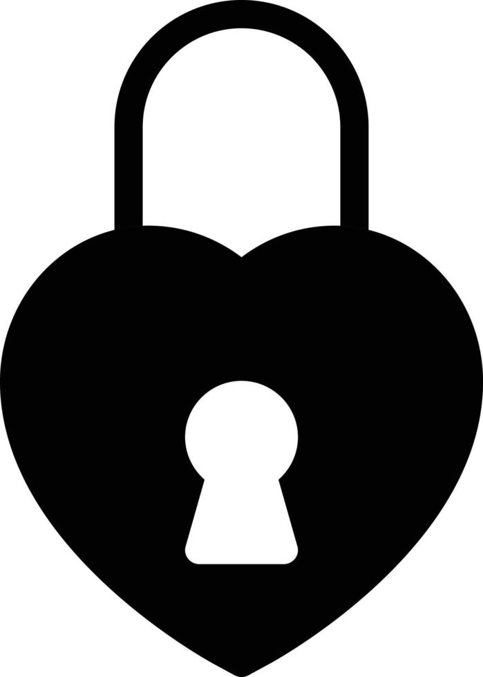 heart lock vector illustration on a background.Premium quality symbols.vector icons for concept and graphic design.