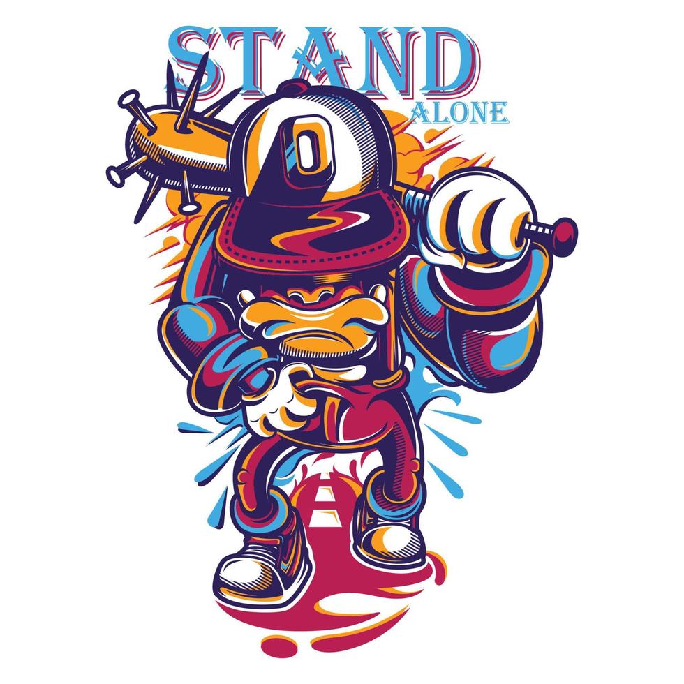 Stand Alone T-shirt Design.can Be Used For T-shirt Print, Mug Print, Pillows, Fashion Print Design, Kids Wear, Baby Shower, Greeting And Postcard. T-shirt Design vector