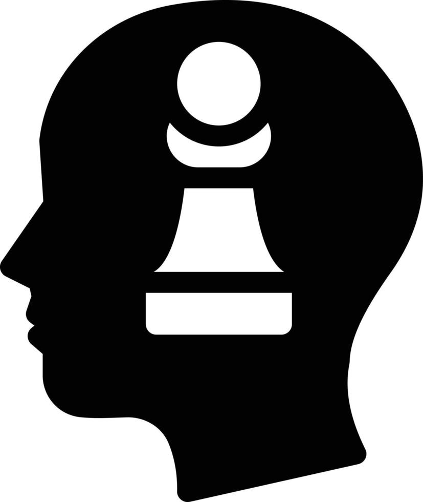 chess mind vector illustration on a background.Premium quality symbols.vector icons for concept and graphic design.