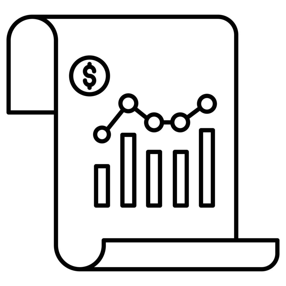 Financial Statement Which Can Easily Modify Or Edit vector