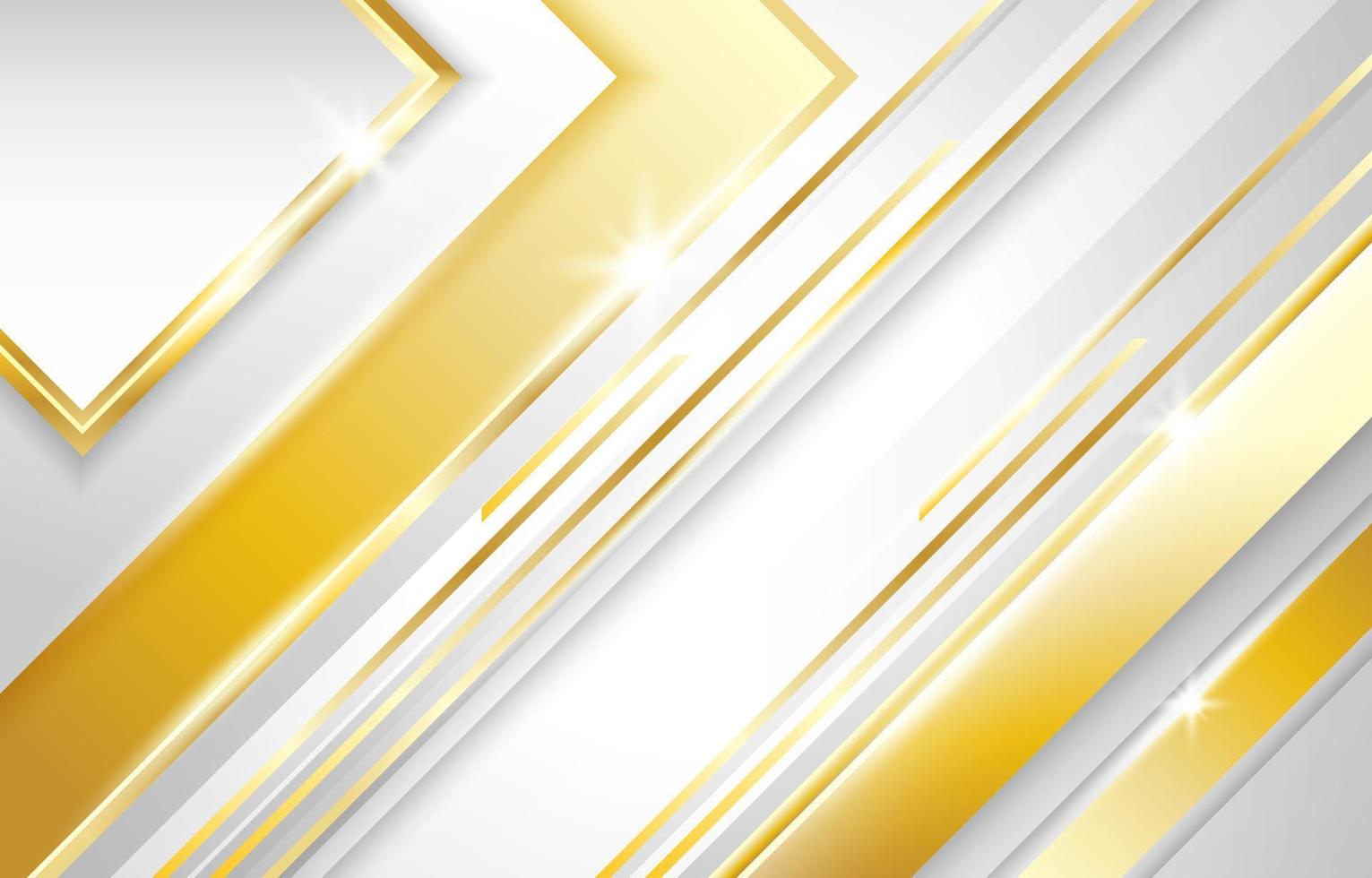 Illustrative Abstract White and Gold Background vector