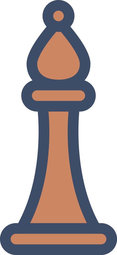 bishop vector illustration on a background.Premium quality symbols.vector icons for concept and graphic design.