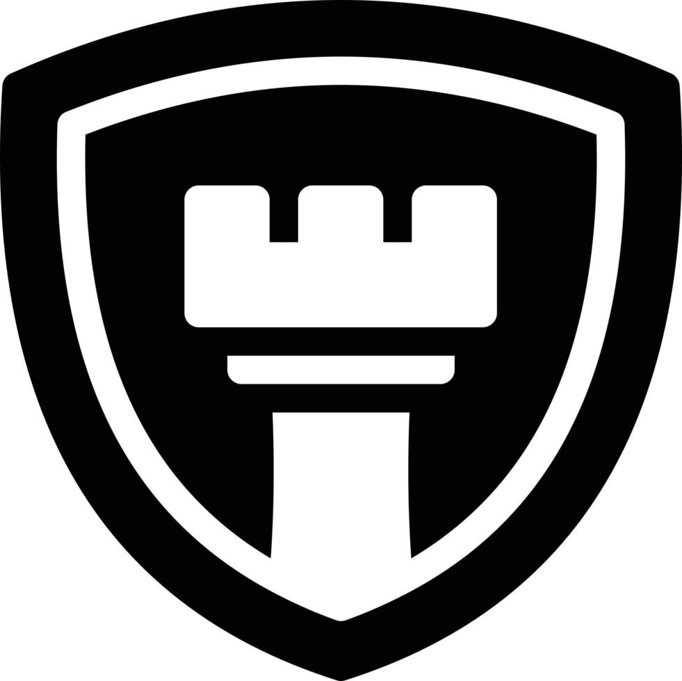 shield rook vector illustration on a background.Premium quality symbols.vector icons for concept and graphic design.