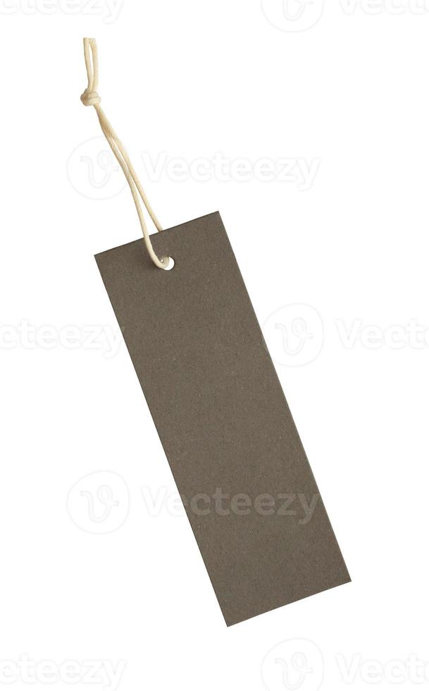 Blank Tag Tied Brown String Price Tag Gift Tag Sale Stock Photo by  ©YAYImages 260765868