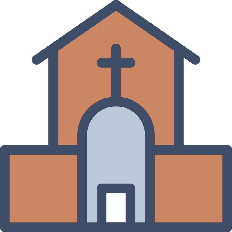 church vector illustration on a background.Premium quality symbols.vector icons for concept and graphic design.