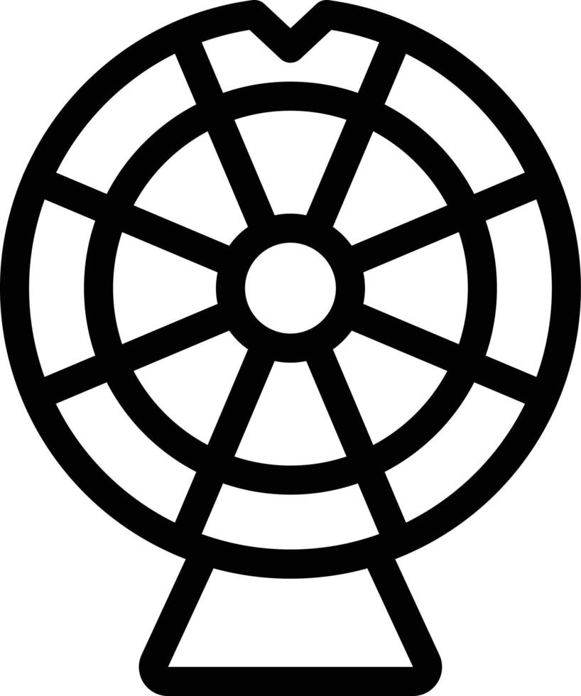 Ilustración de vector de rueda giratoria sobre un fondo. Símbolos de calidad premium. Iconos vectoriales para concepto y diseño gráfico.