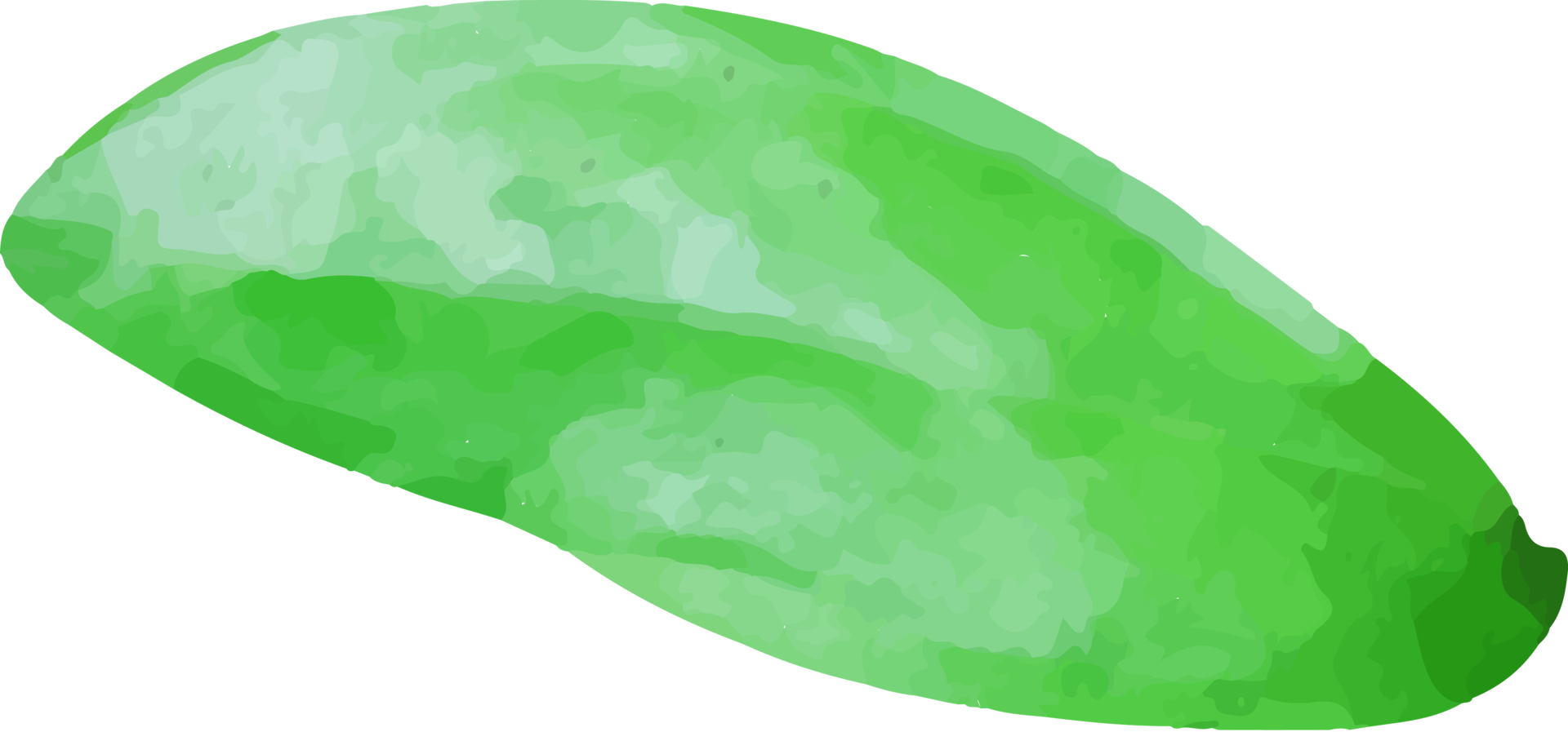 verde foglia acquerello illustrazione png