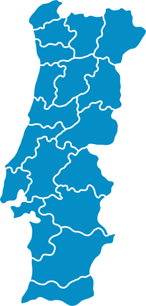 Portugal mapa livre, mapa em branco livre, mapa livre do esboço