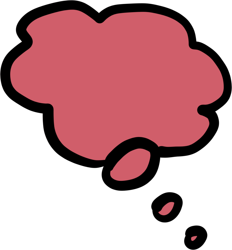 doodle freehand sketch drawing of word balloon. png