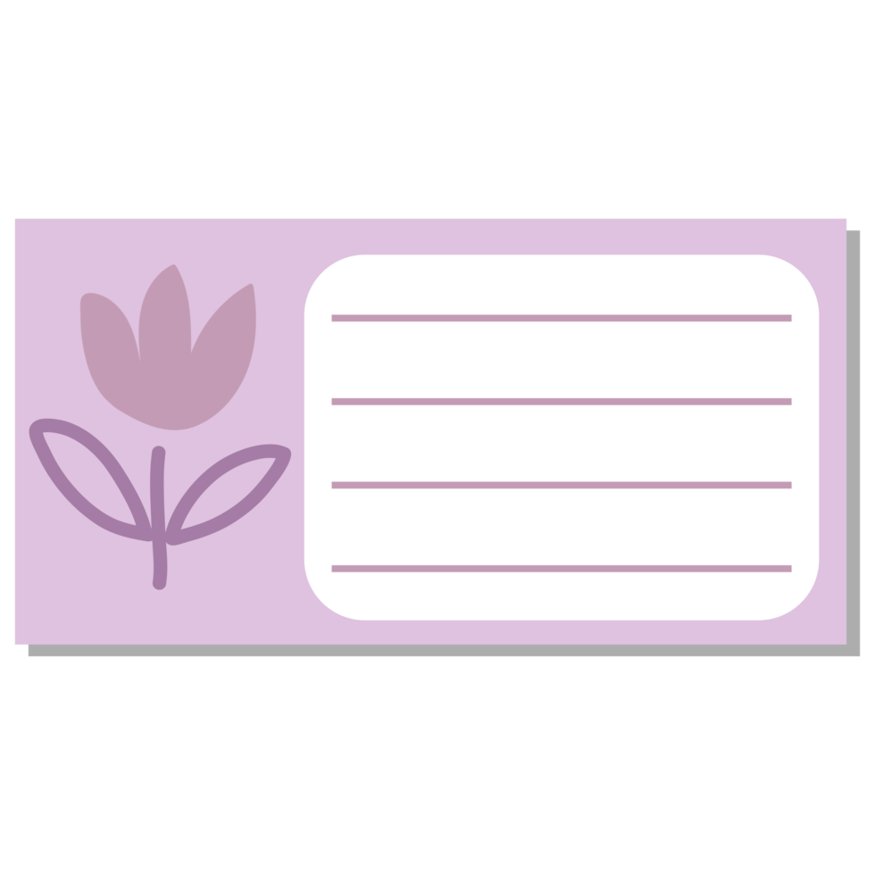 Digital Planner Sticker, Element or Label png