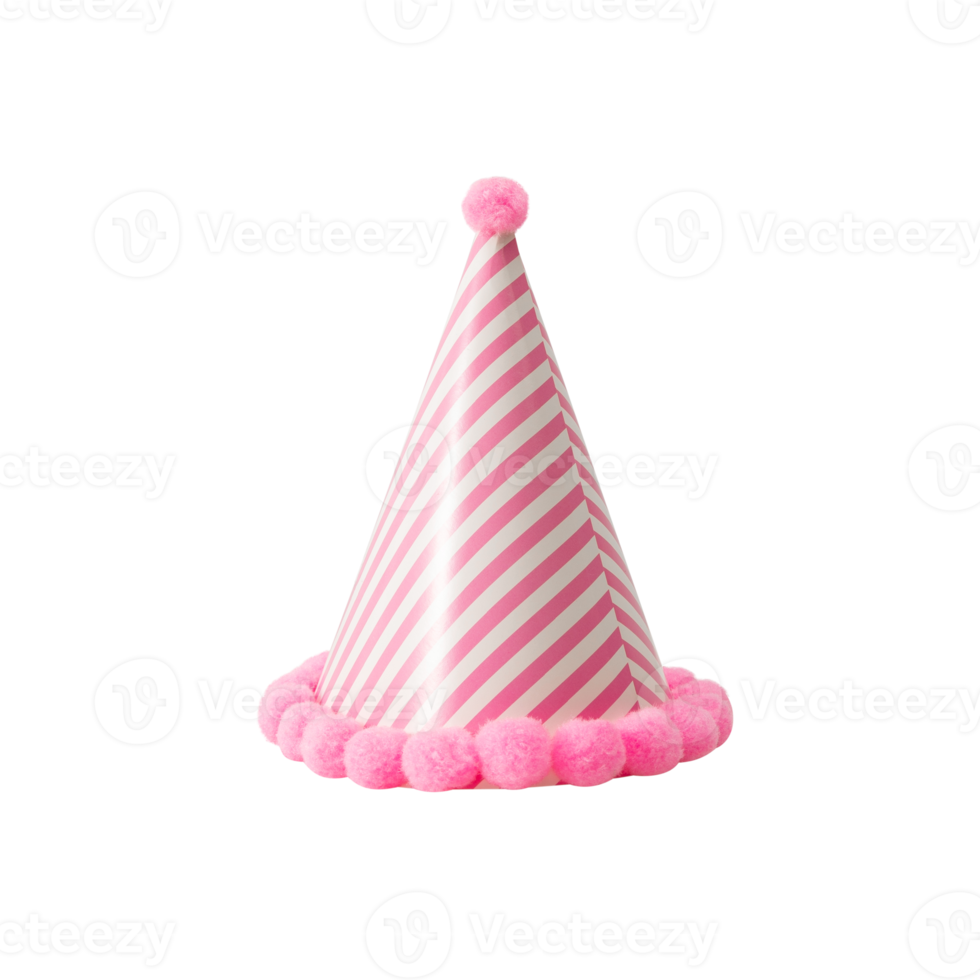 Pink Party Hat cutout, Png file