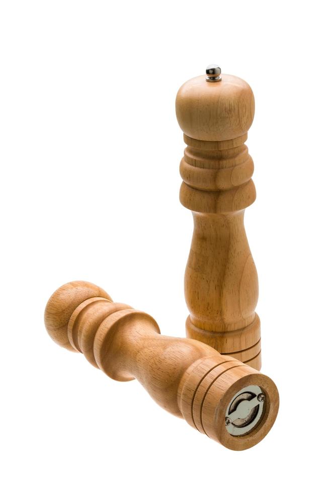 Pepper Mill on white background photo