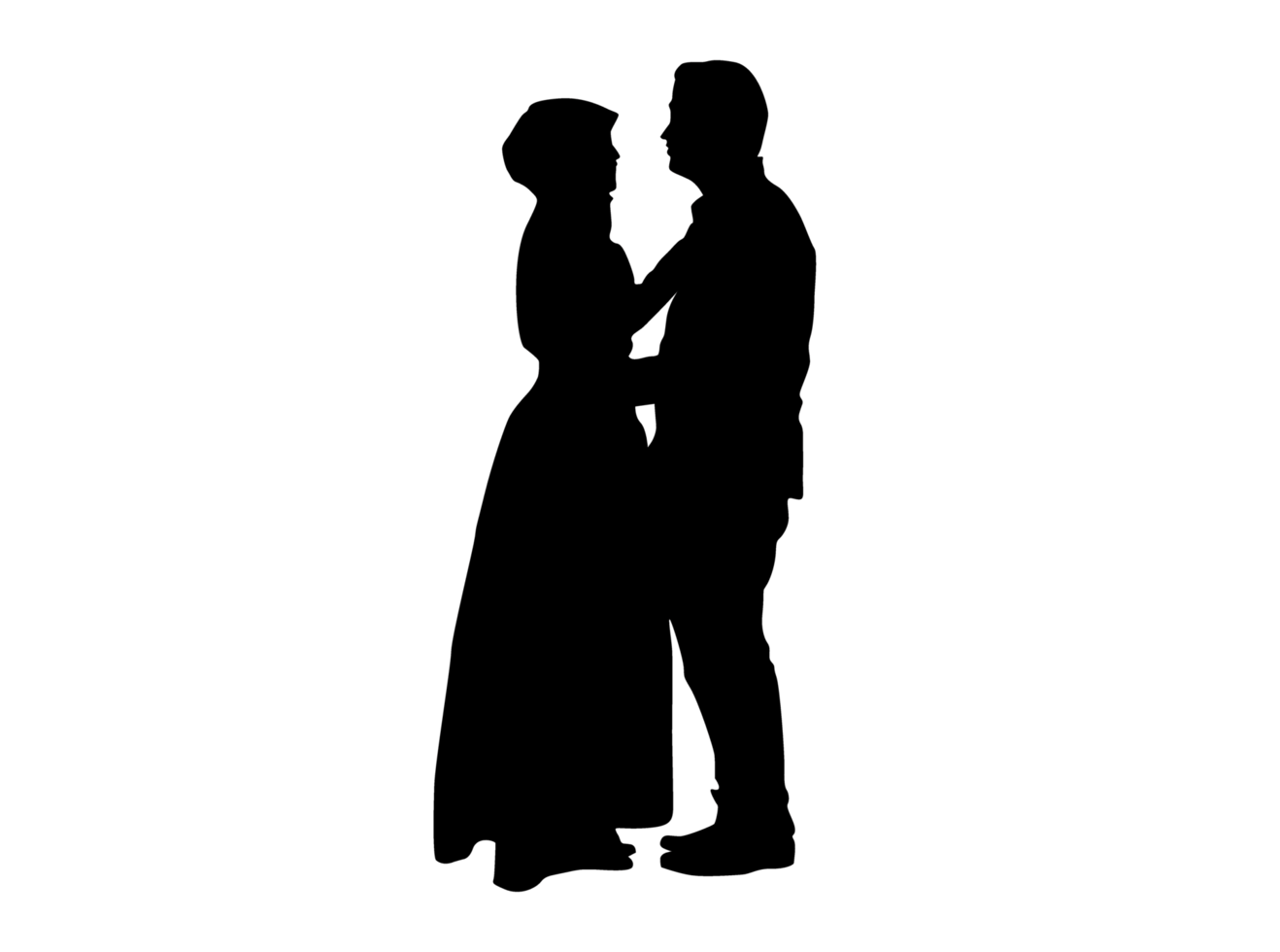 Wedding Bride Couple Silhouette png