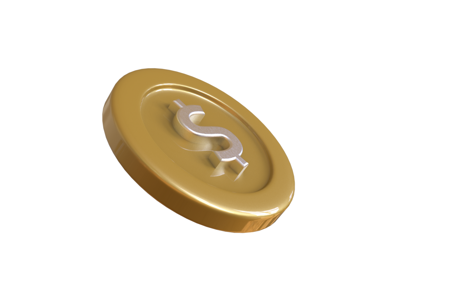 Render 3D de monedas png