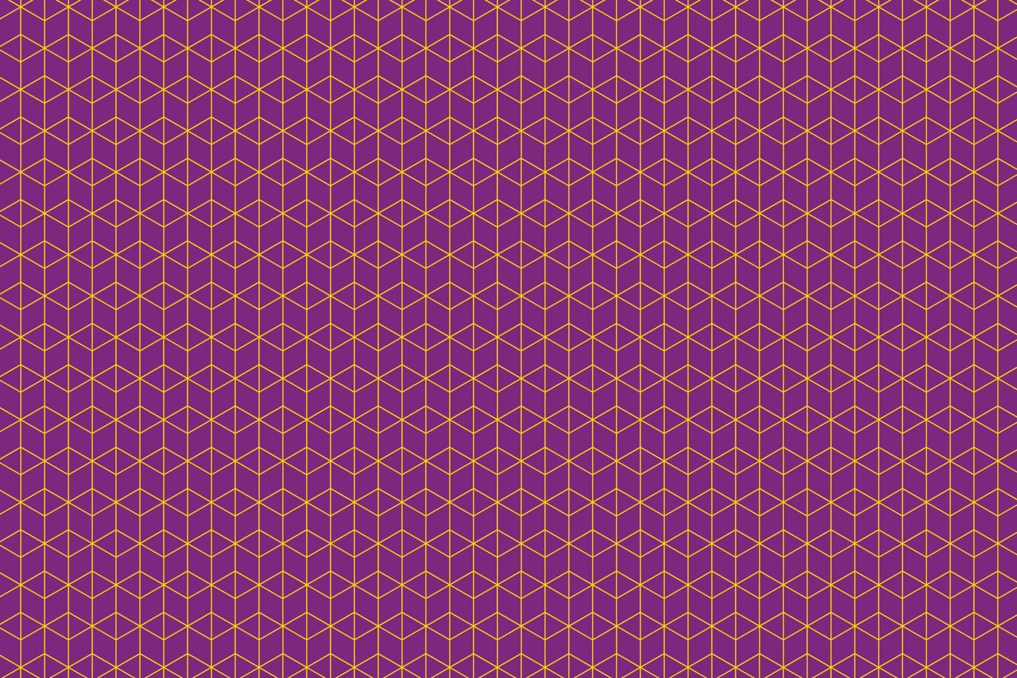 Abstract golden square with purple background, Golden square pattern vector