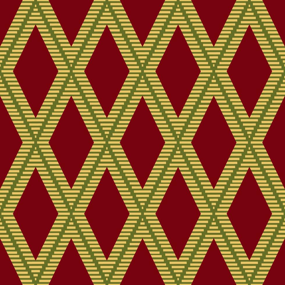 Linear rhombuses retro vector pattern