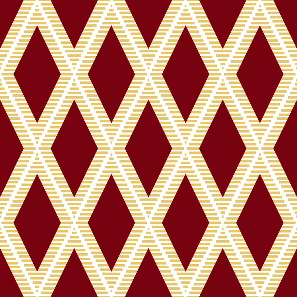 Linear rhombuses retro vector pattern