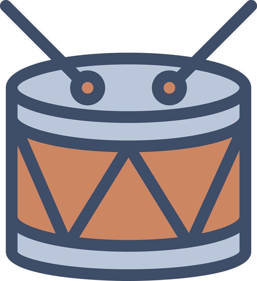 drum vector illustration on a background.Premium quality symbols.vector icons for concept and graphic design.