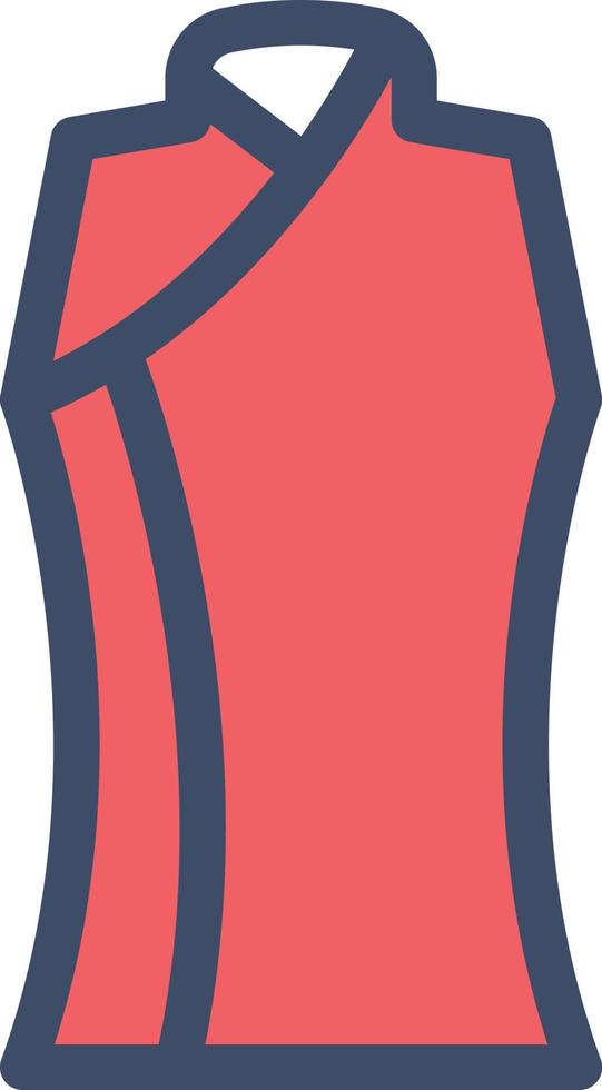 dress vector illustration on a background.Premium quality symbols.vector icons for concept and graphic design.