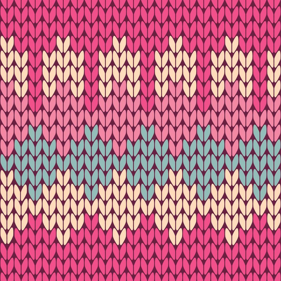 Knitting vector pattern. Colorful texture seamless pattern. Vector seamless background