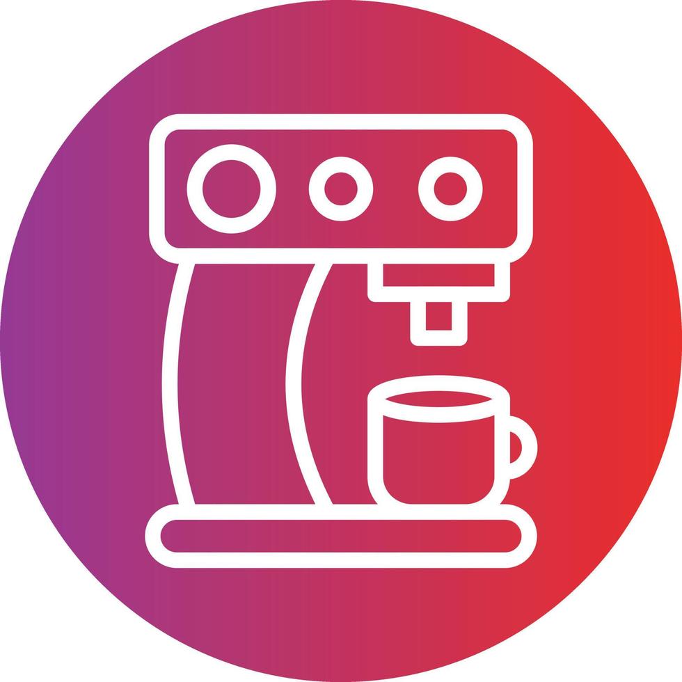 Coffee Machine Icon Style vector
