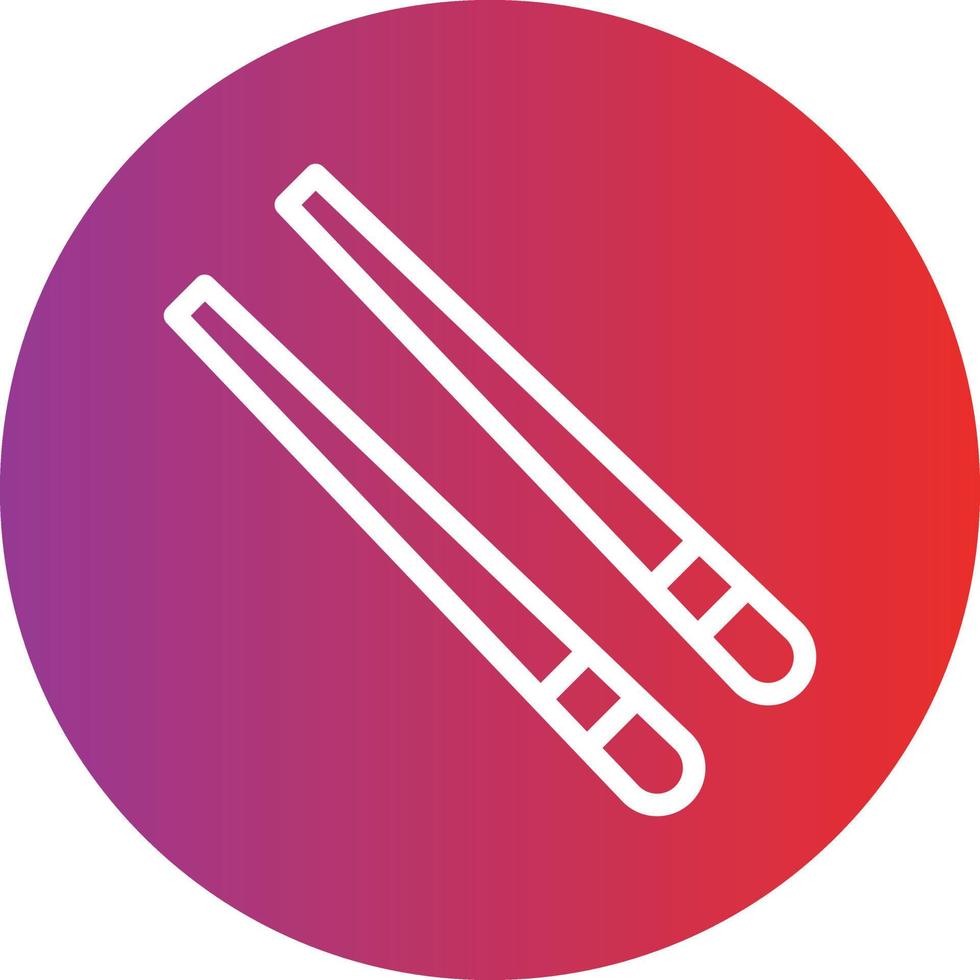 Chopsticks Icon Style vector