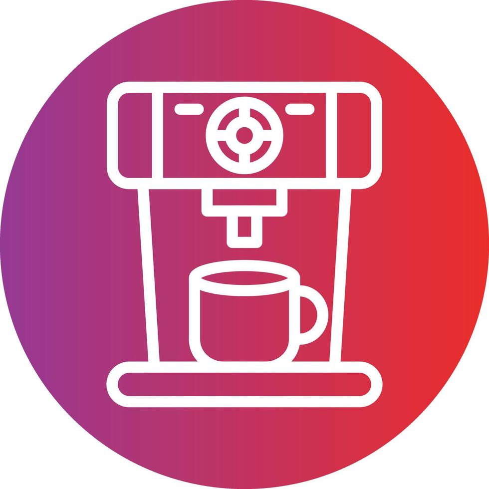 Coffee Machine Icon Style vector