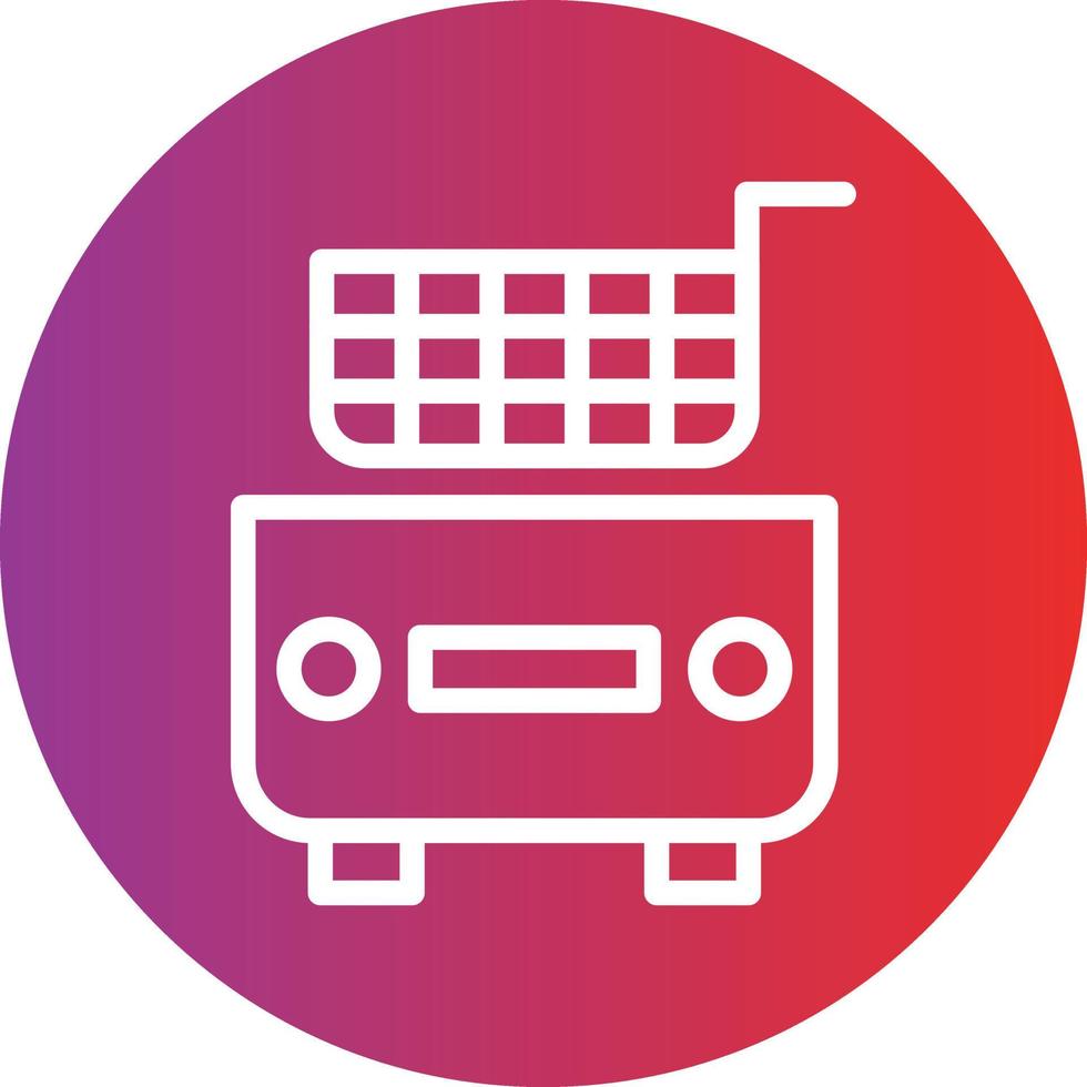 Fryer Icon Style vector