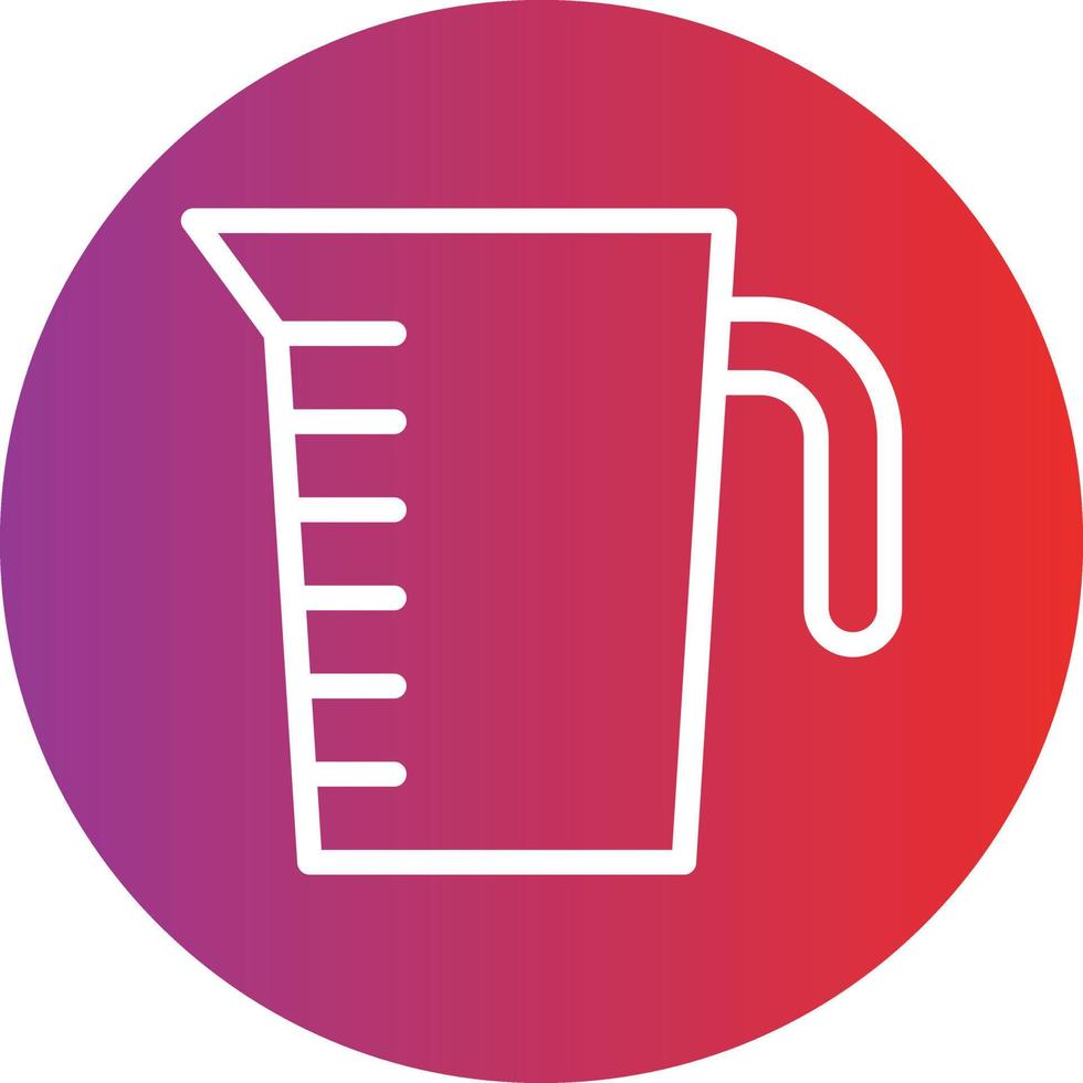 Measuring Cup Icon Style vector
