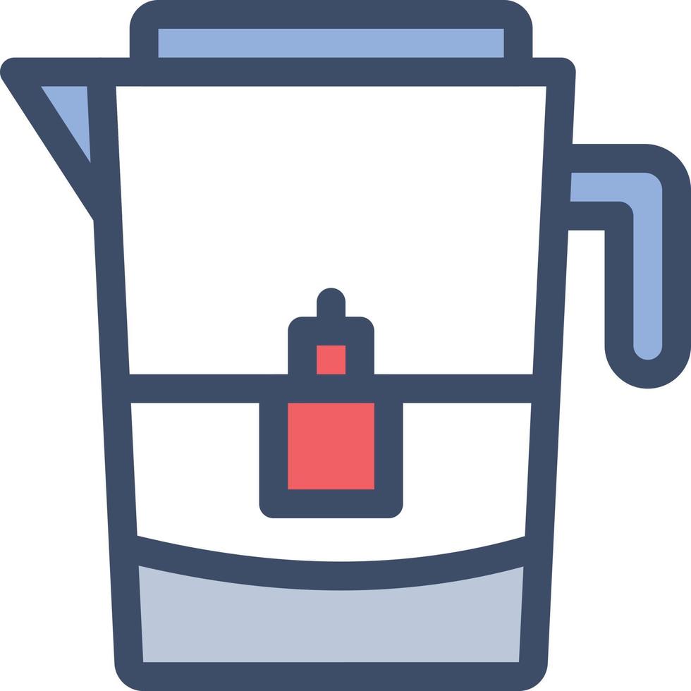 filter jug vector illustration on a background.Premium quality symbols.vector icons for concept and graphic design.