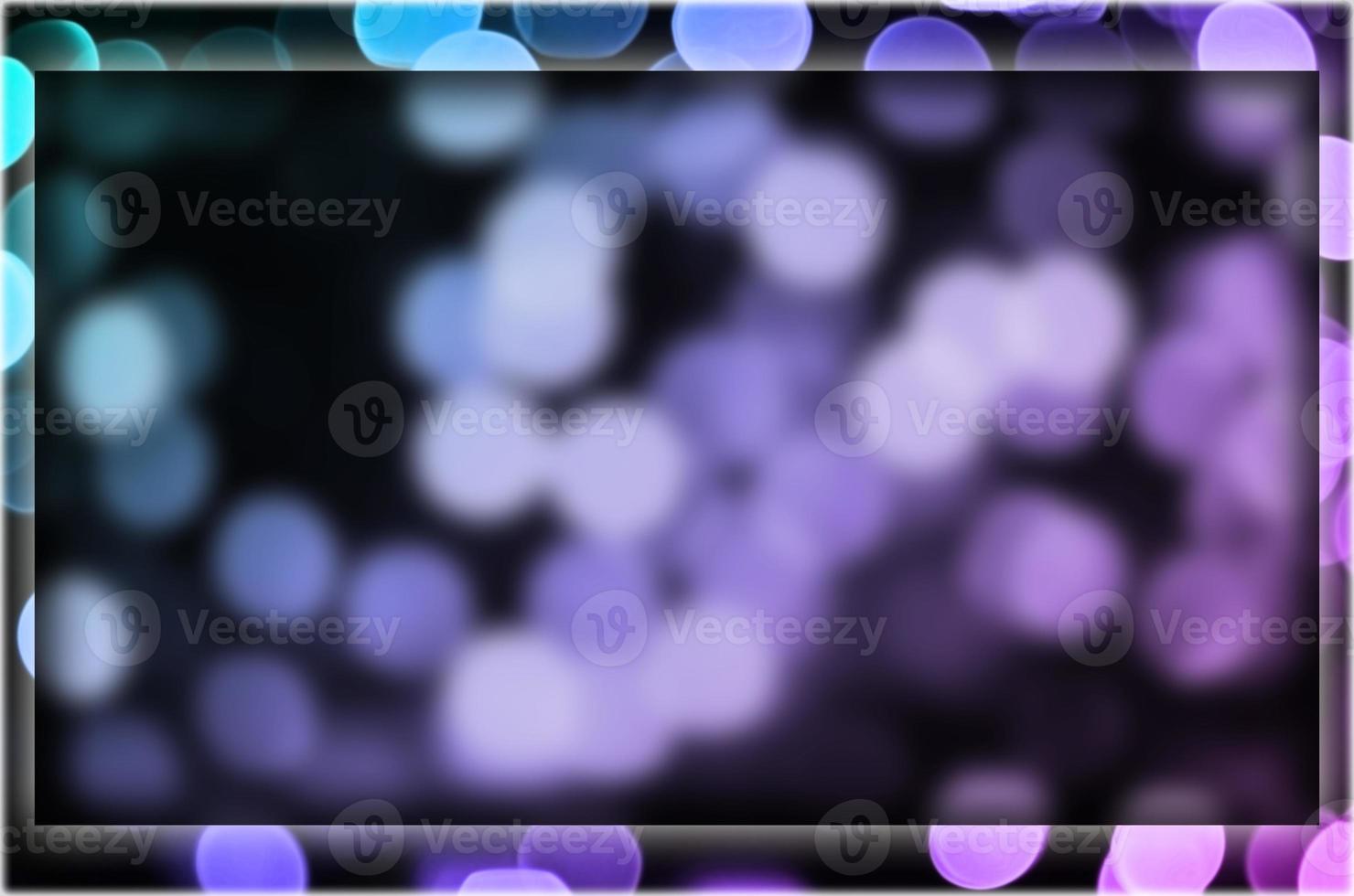 Frame with abstract bokeh background photo