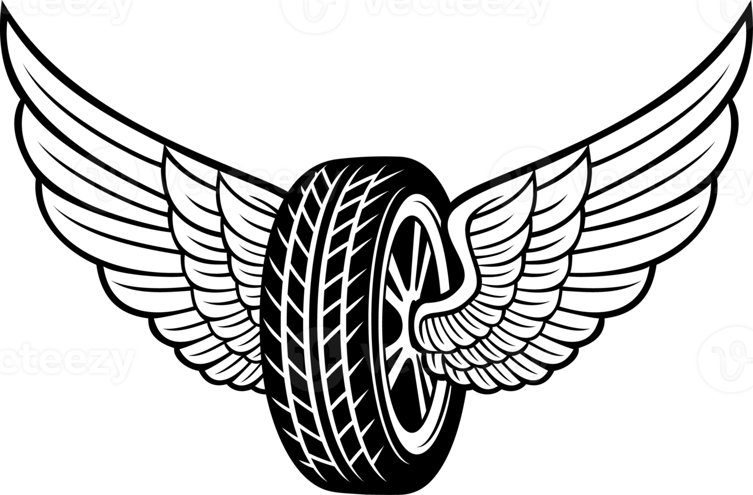 Wheel - Tyre and Wings png