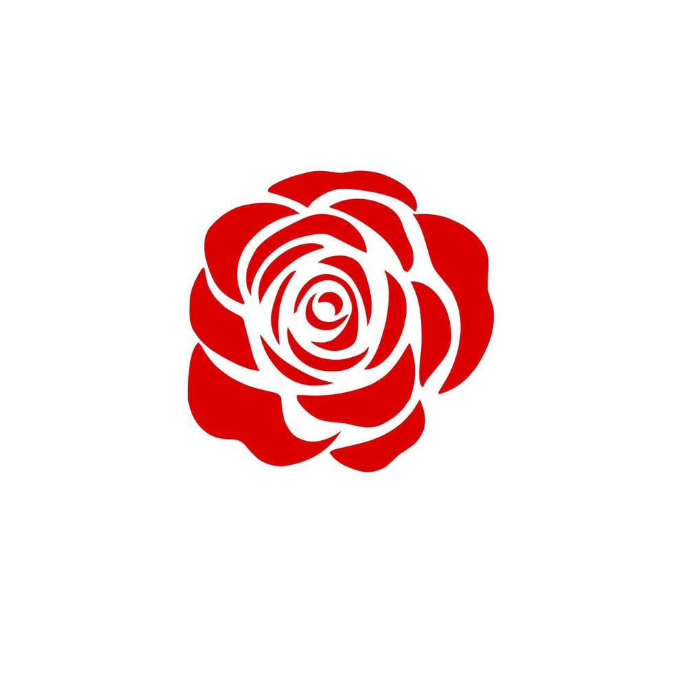 Illustration vector graphic of element symbol rose flower