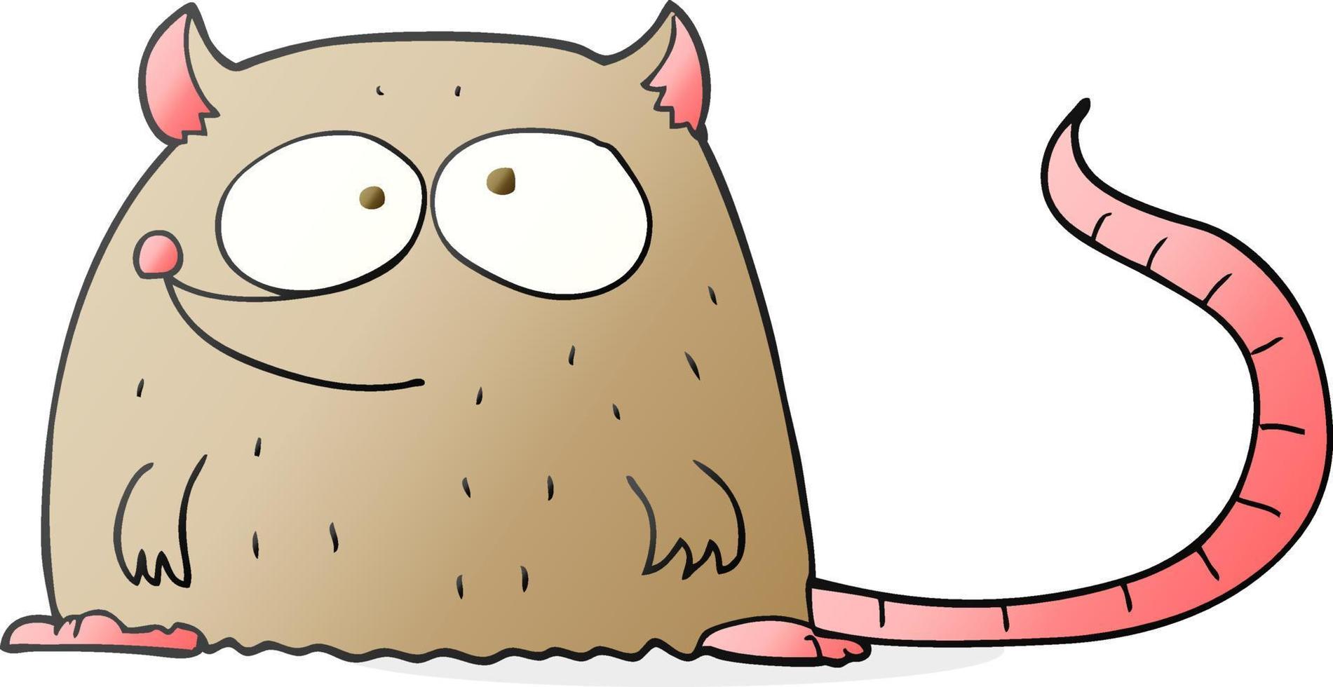 doodle character cartoon mouse vector