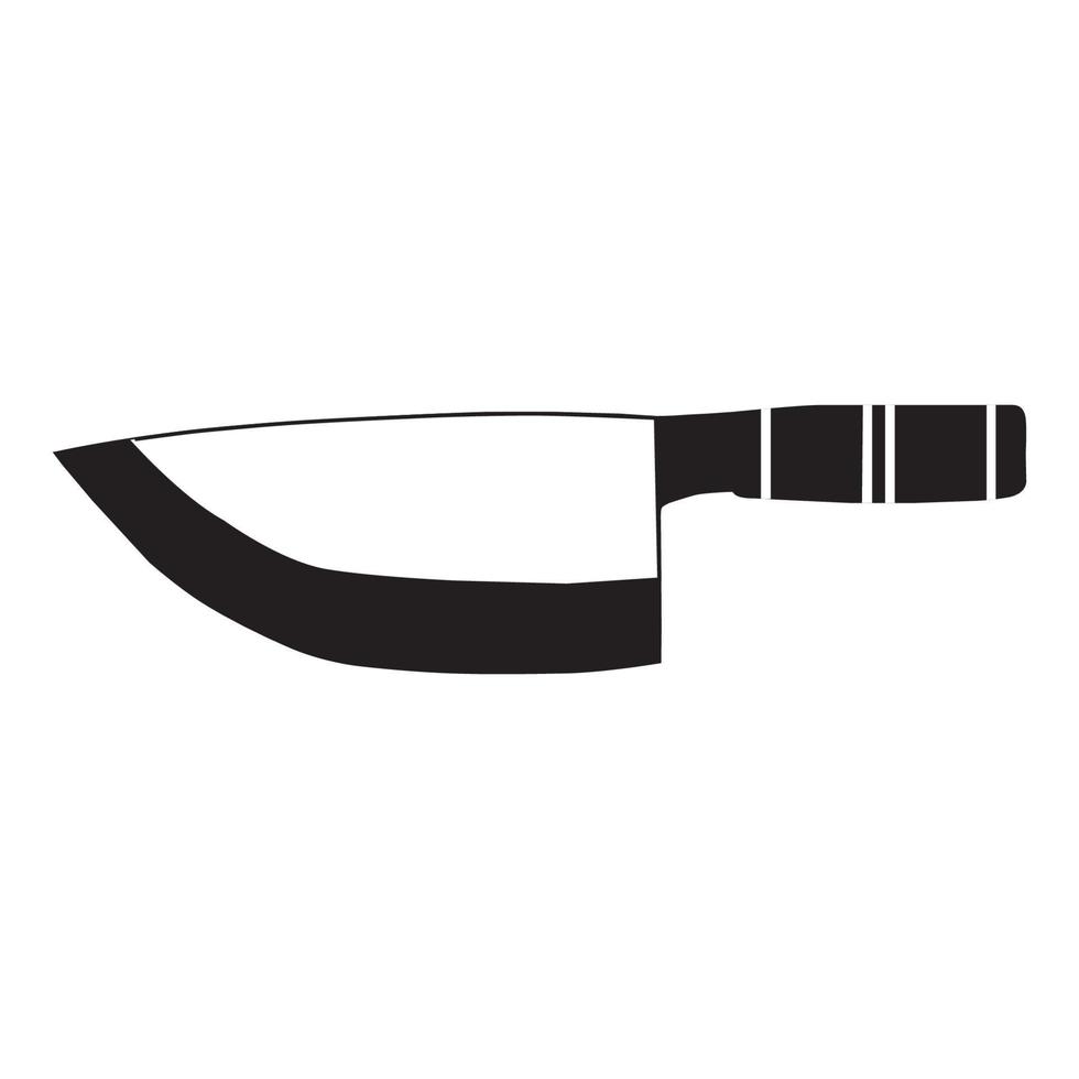 imagen de diseño de vector de logotipo de icono de cuchillo, esta imagen se puede utilizar para logotipos, iconos y otros